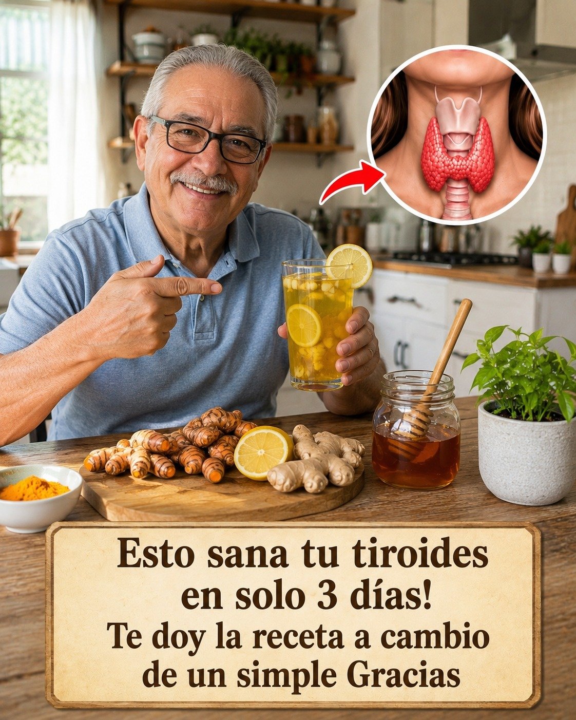 Remedio natural para la salud de la tiroides