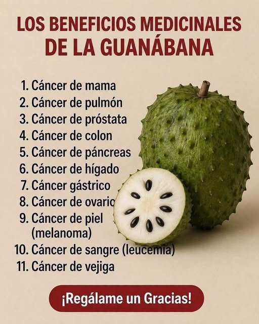 Beneficios medicinales de la guanábana