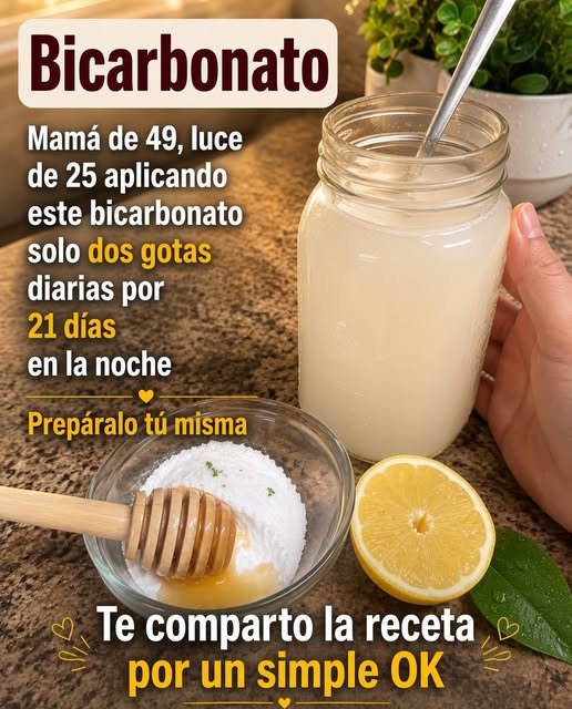 Receta de colágeno natural con bicarbonato y miel
