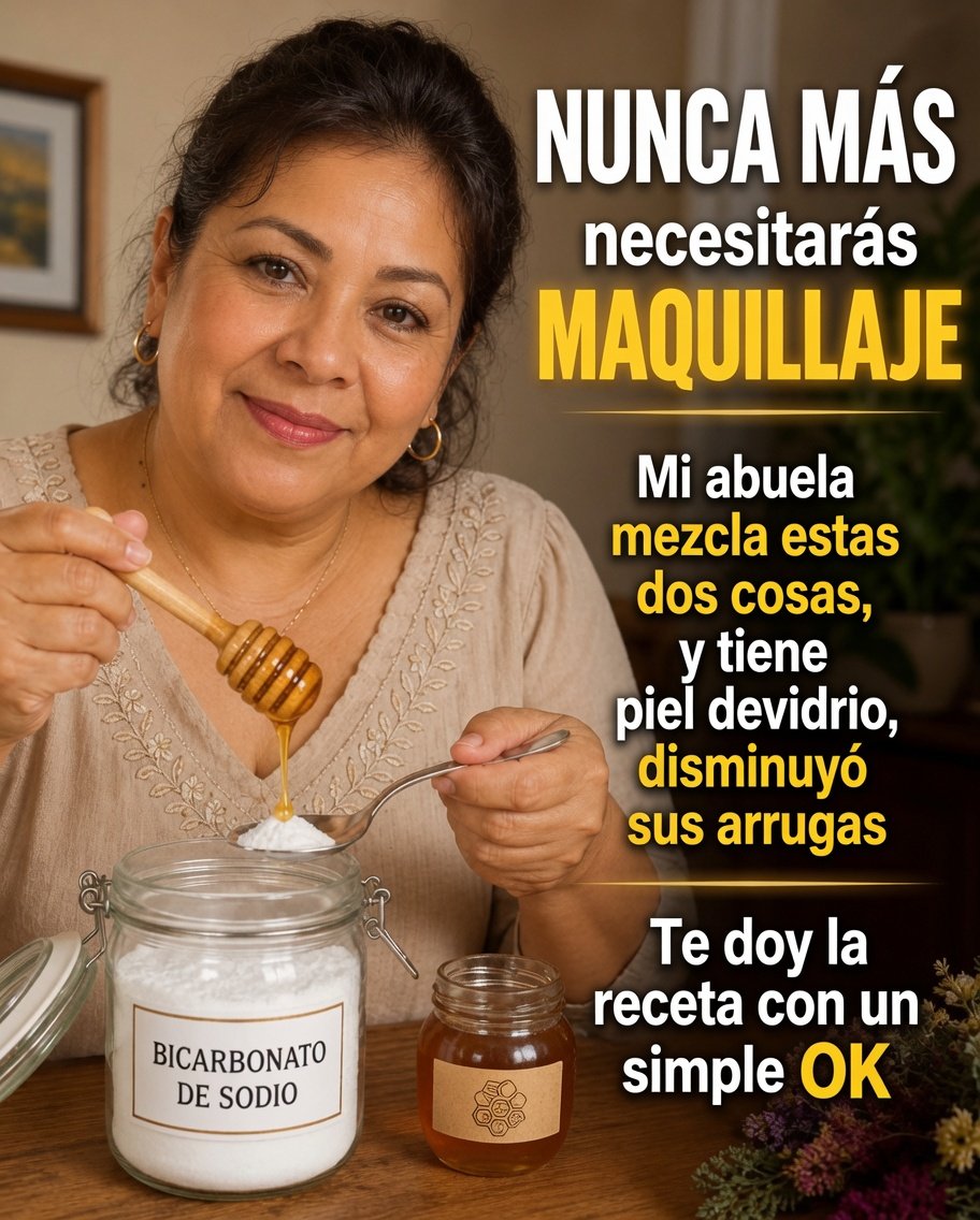 mezcla de bicarbonato y miel para la piel