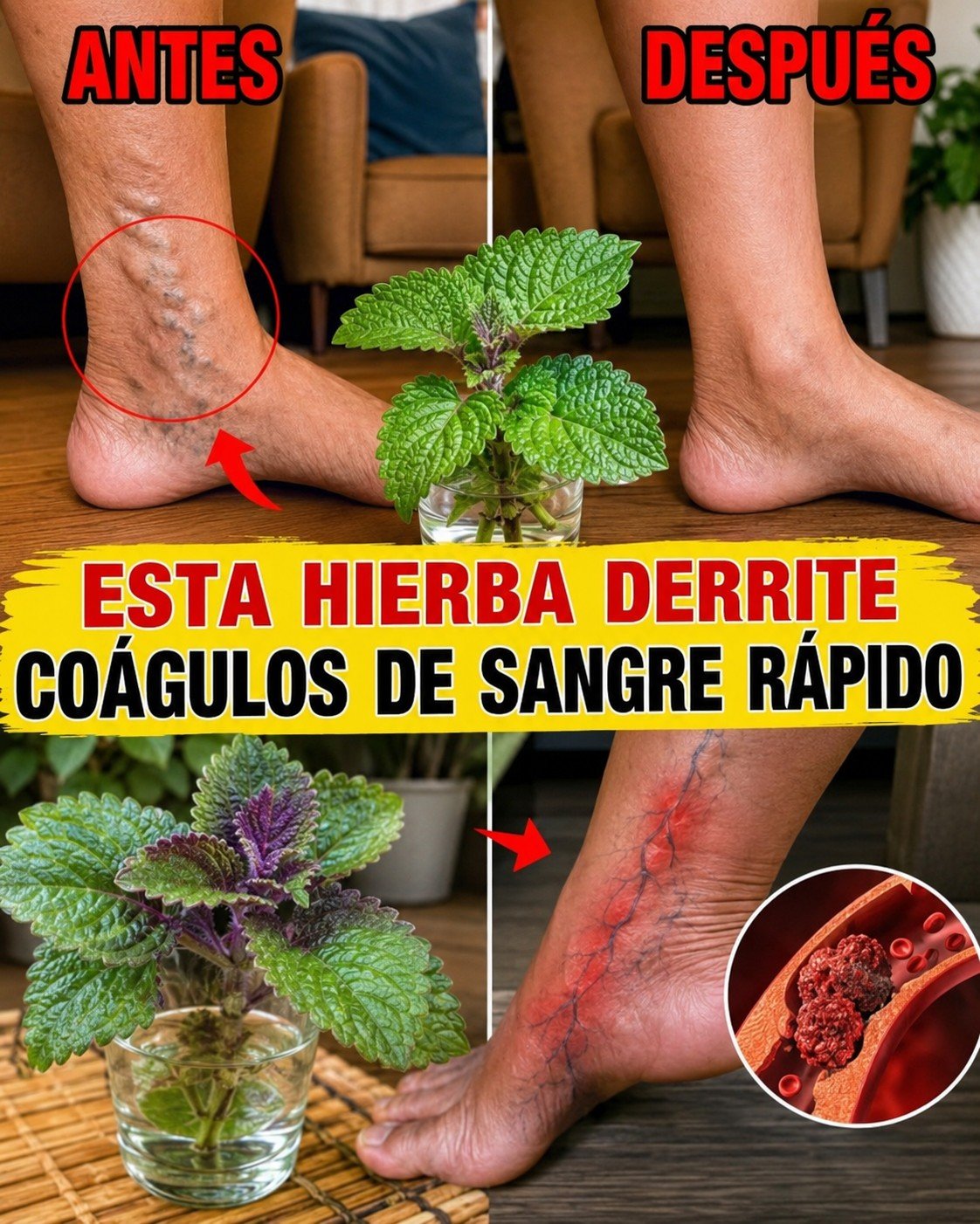 Remedio natural para problemas de circulación