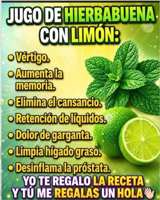 Hierbabuena y Limón