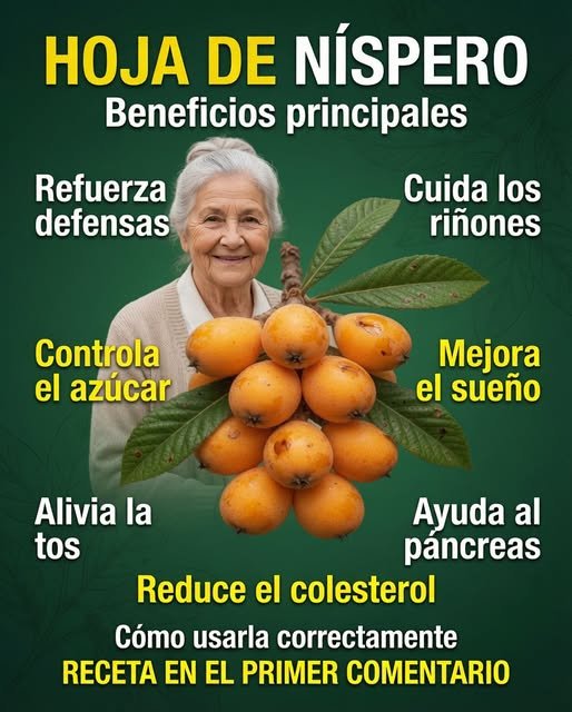 Hoja de Níspero y Frutos