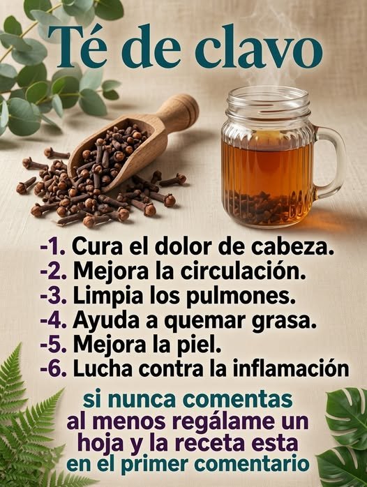Beneficios del té de clavo de olor