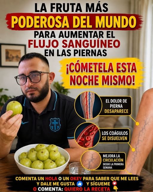 Fruta poderosa para la circulación sanguínea
