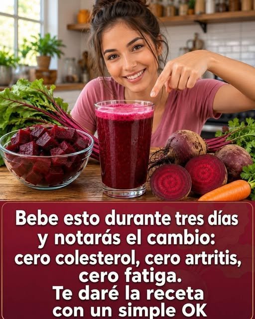 Jugo de remolacha y zanahoria