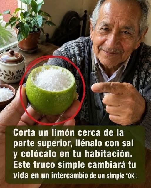 Limón relleno de sal