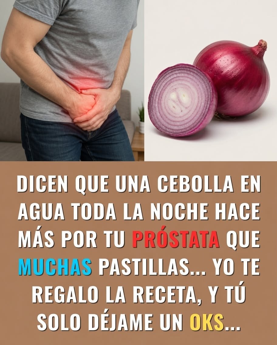 Cebolla morada y salud prostática