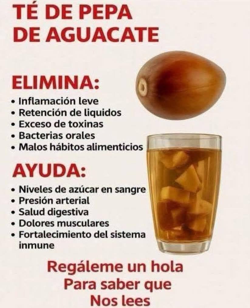 Té de hoja de aguacate