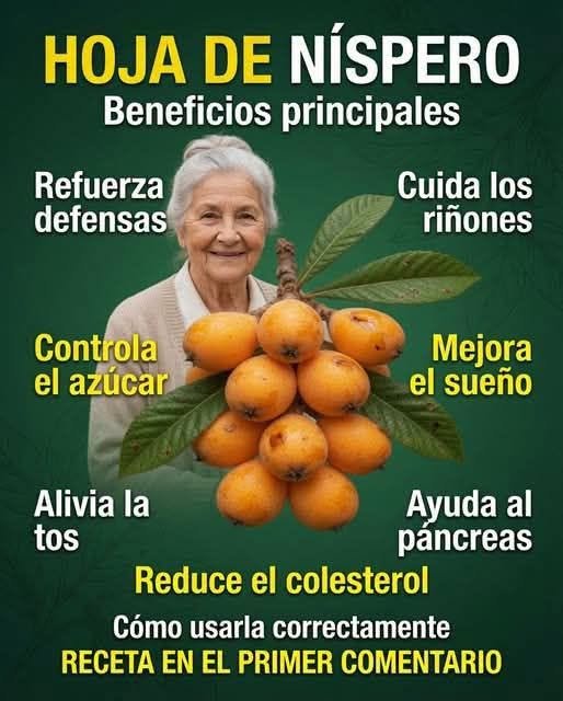 Hojas de Níspero
