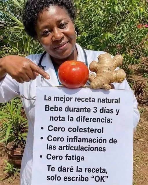 Jugo de tomate con jengibre