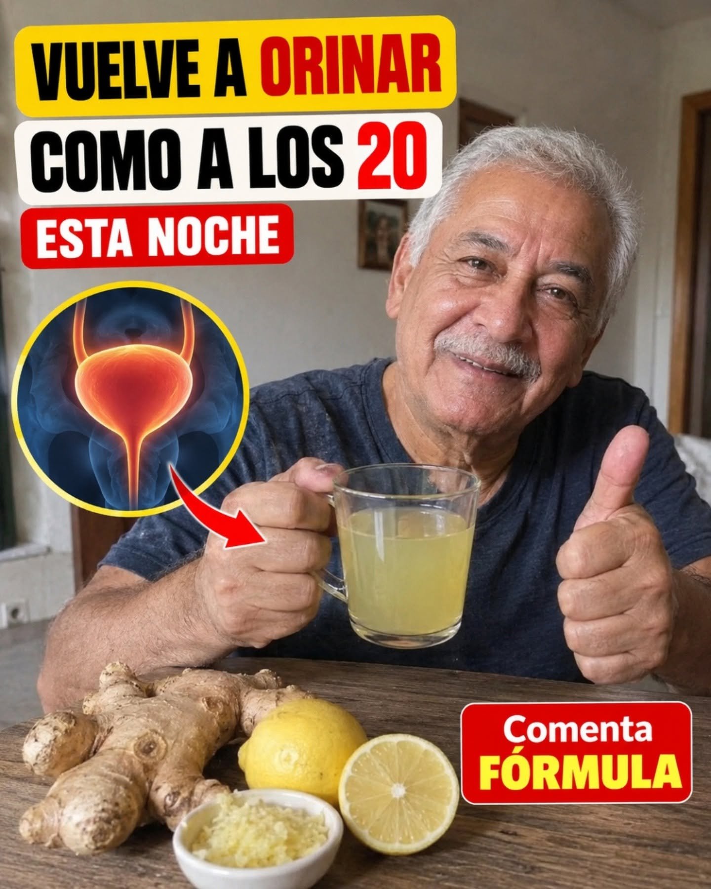Infusión de jengibre y limón