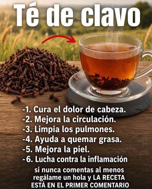 Té de clavos de olor