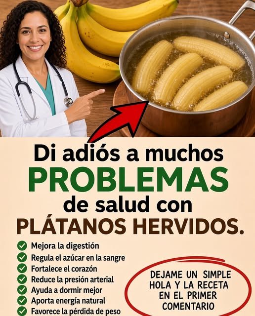 Beneficios de los plátanos hervidos