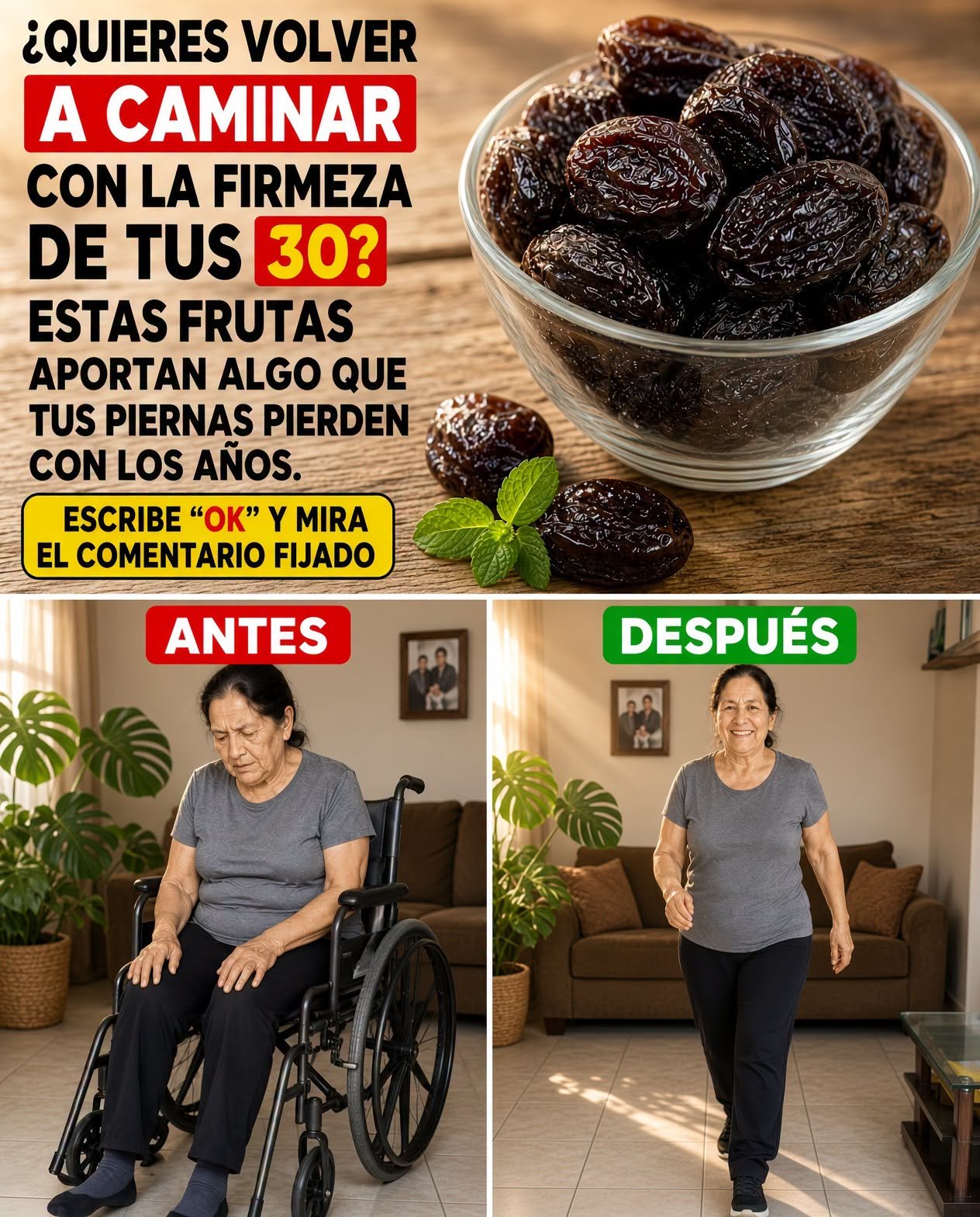 Frutas para fortalecer las piernas