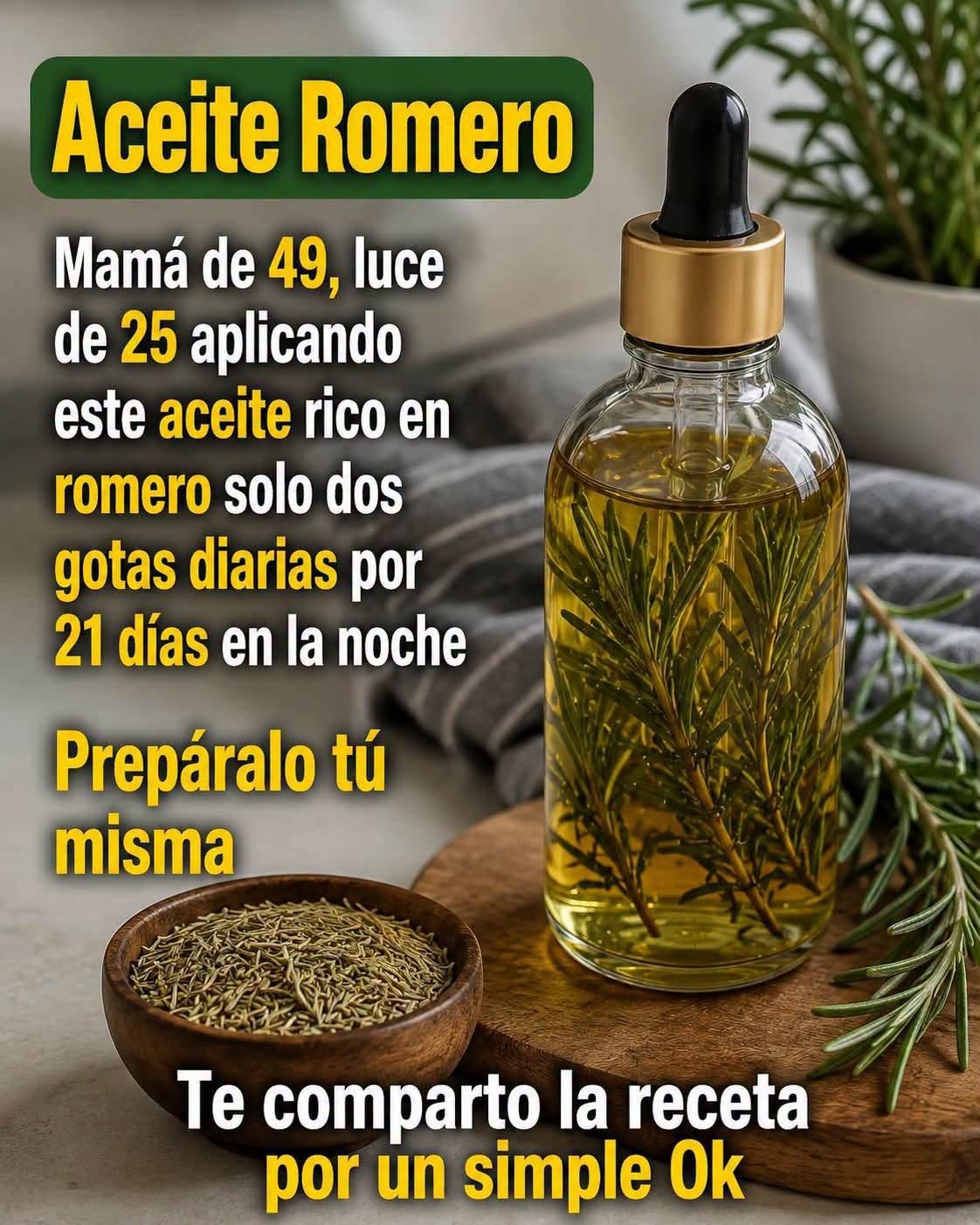 Aceite de Romero y Sábila