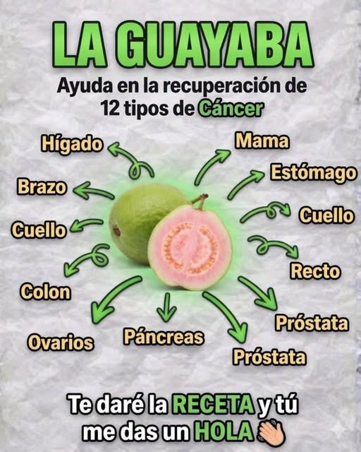 Guayaba partida a la mitad