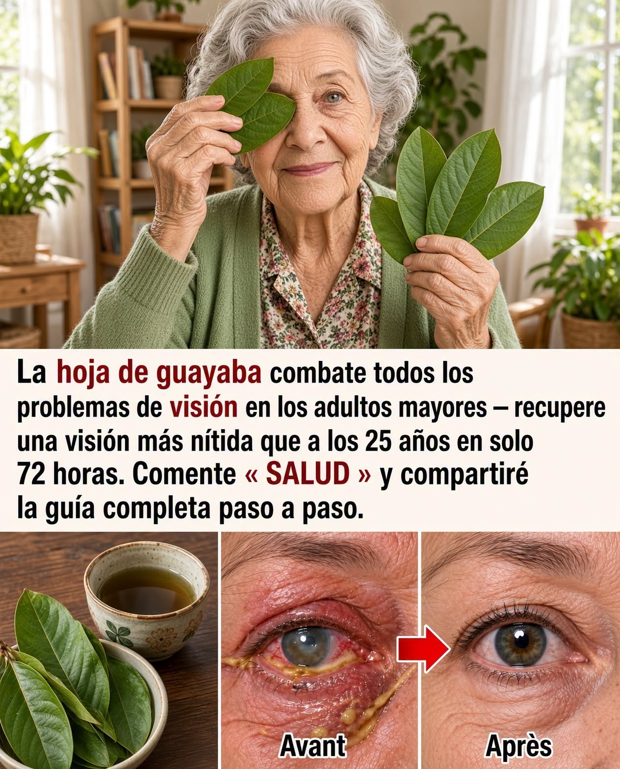 Hojas de Guayabo para la Salud Visual