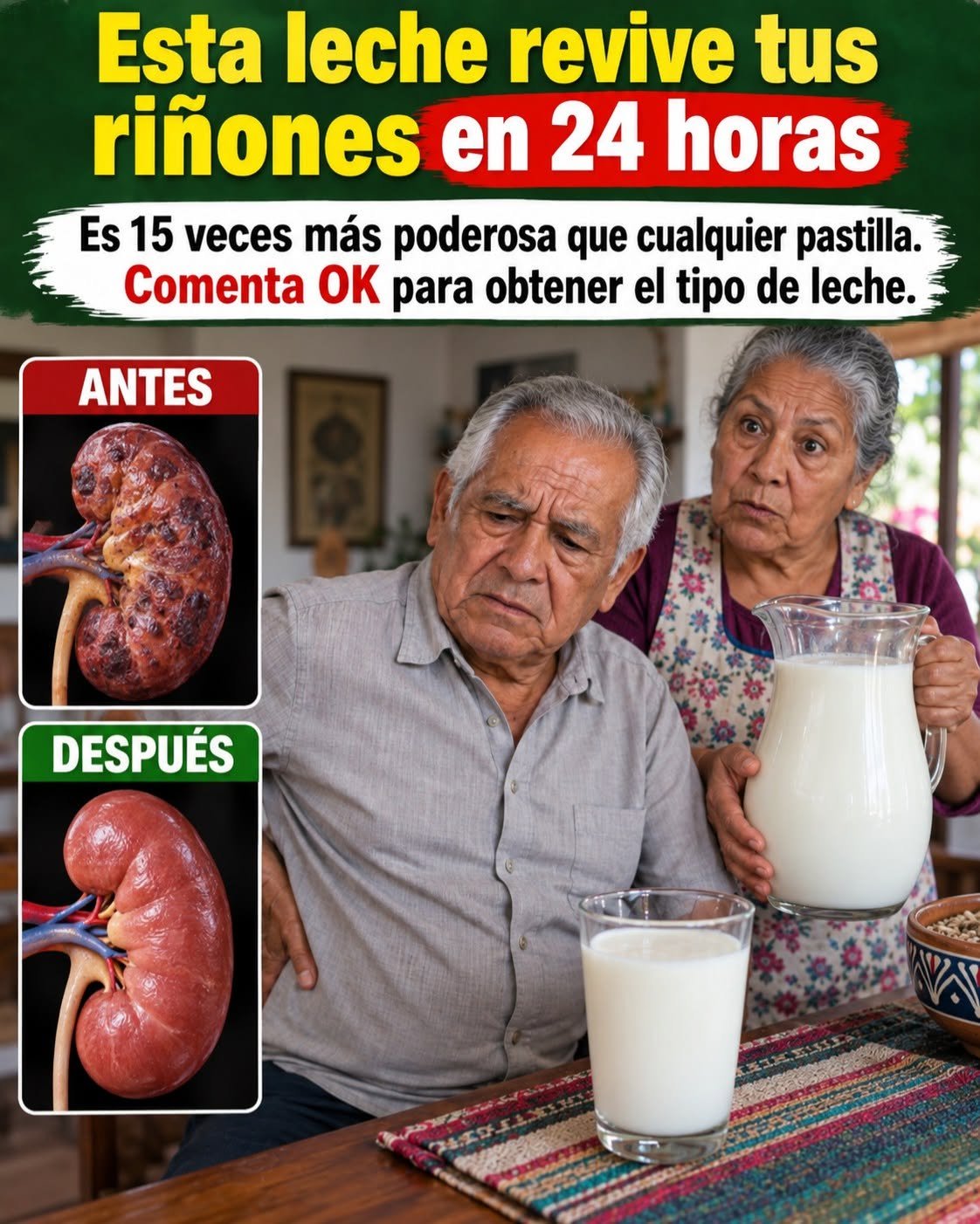Beneficios de la leche para riñones
