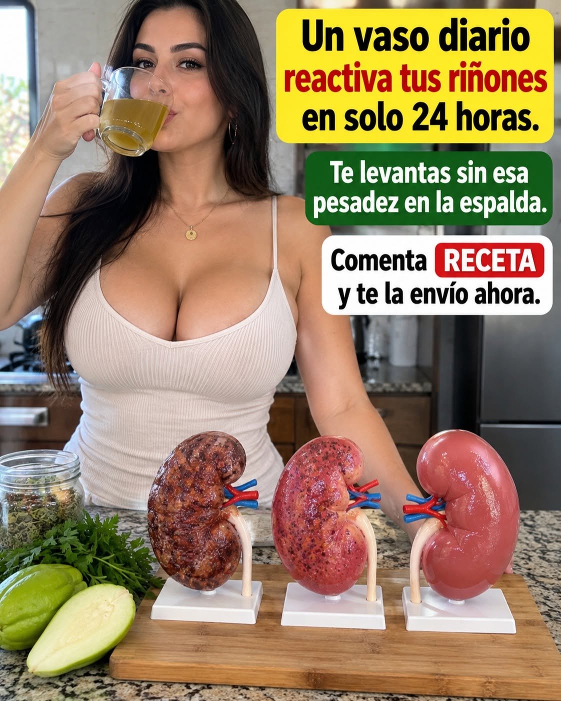 Bebida natural para los riñones