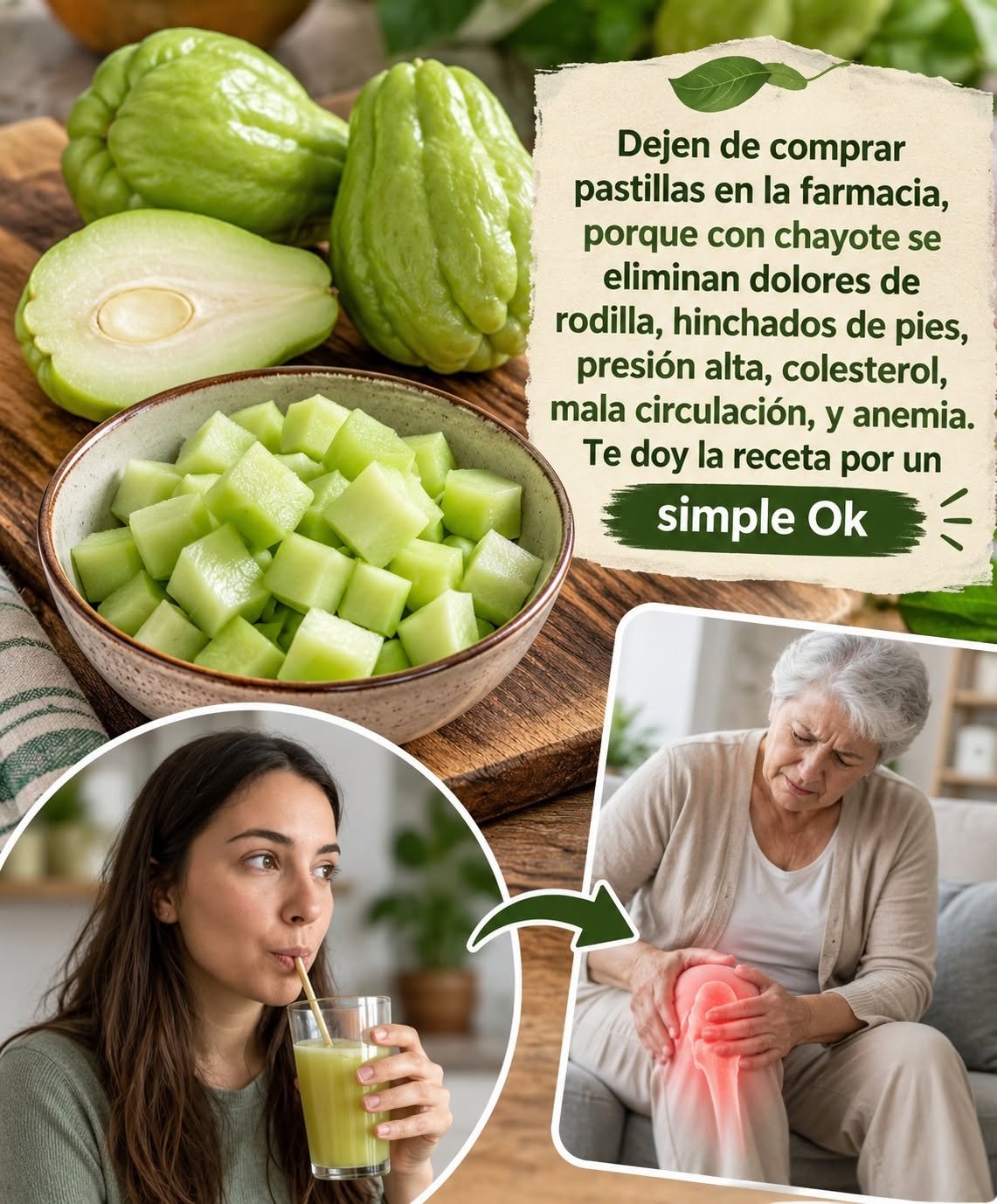 Beneficios del Jugo de Chayote