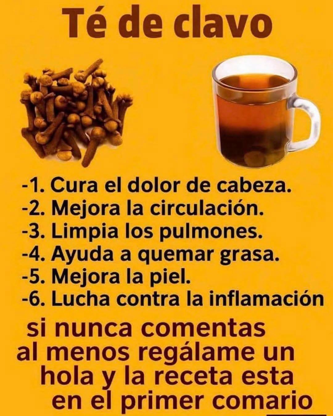 Té de clavo de olor