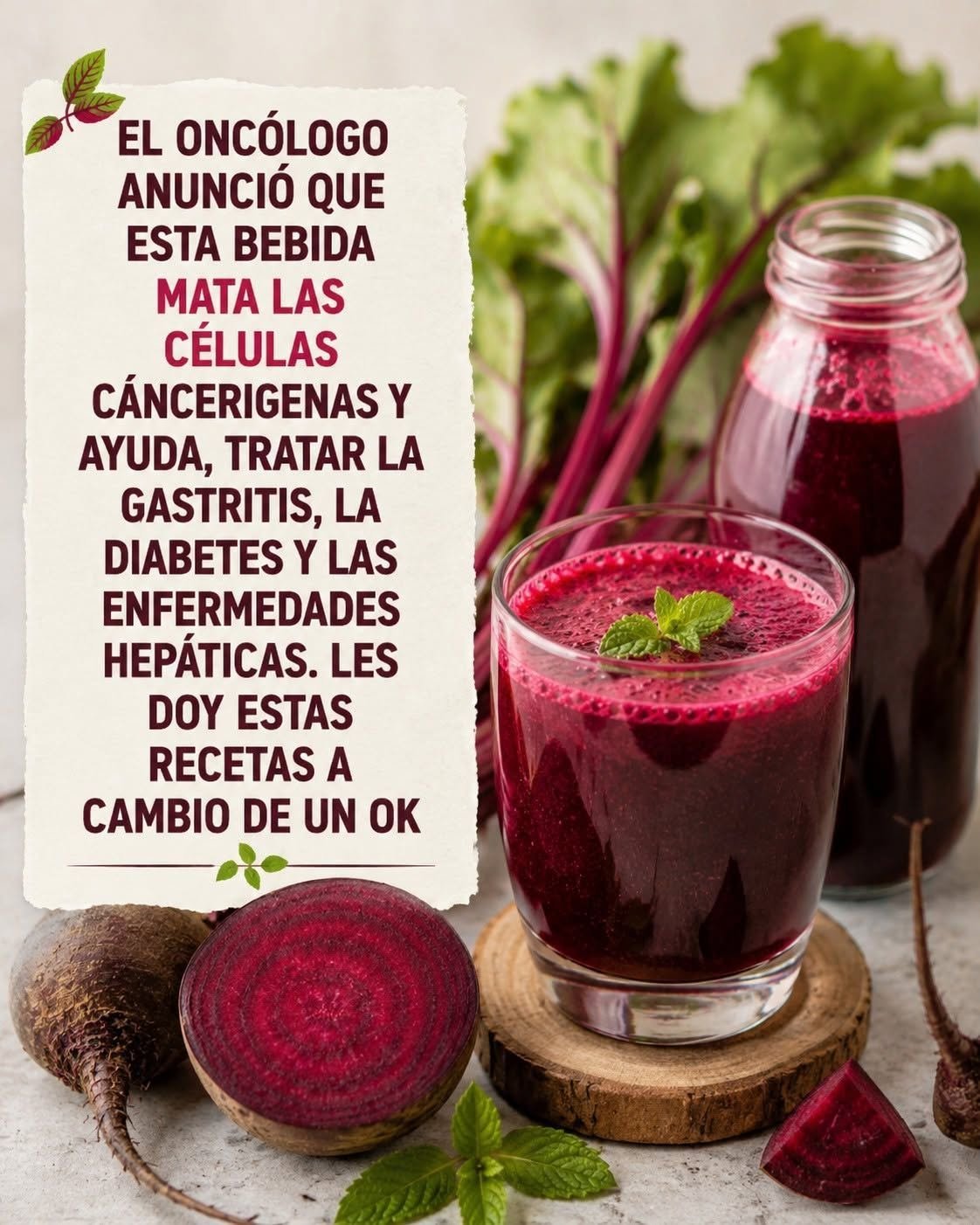 Jugo de Zanahoria y Remolacha