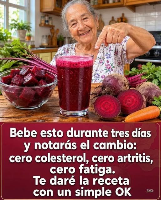 Jugo de remolacha preparado