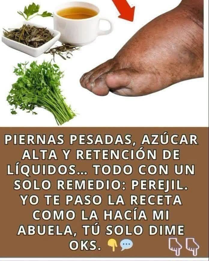 Infusión de perejil