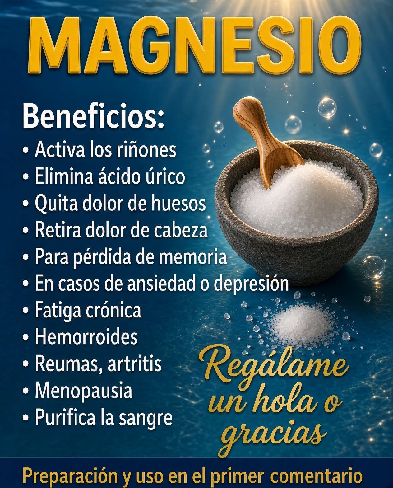 Beneficios del magnesio