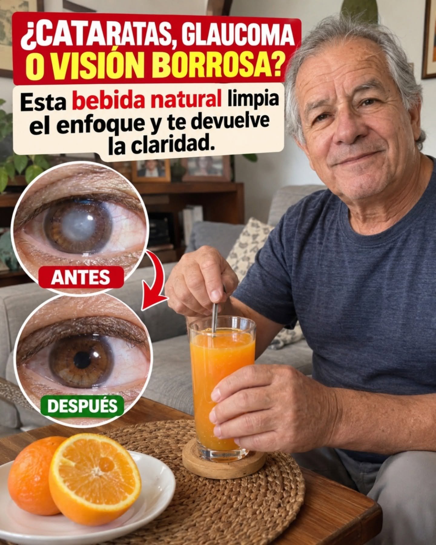 Bebida Natural para la Salud Ocular