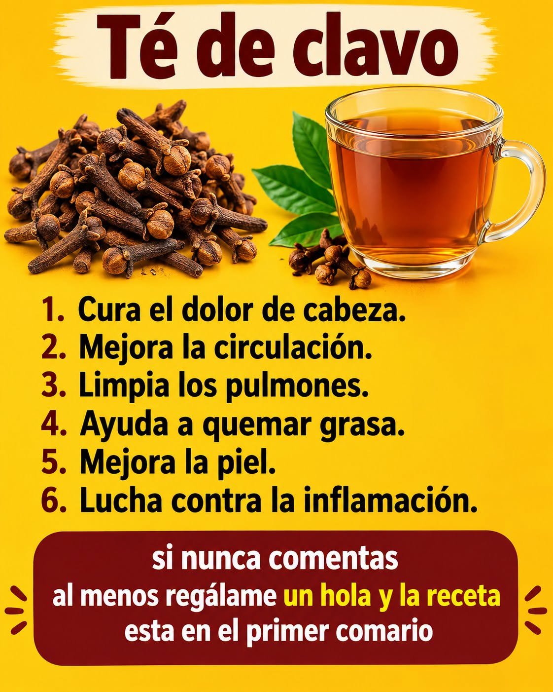 Té de Clavo de Olor