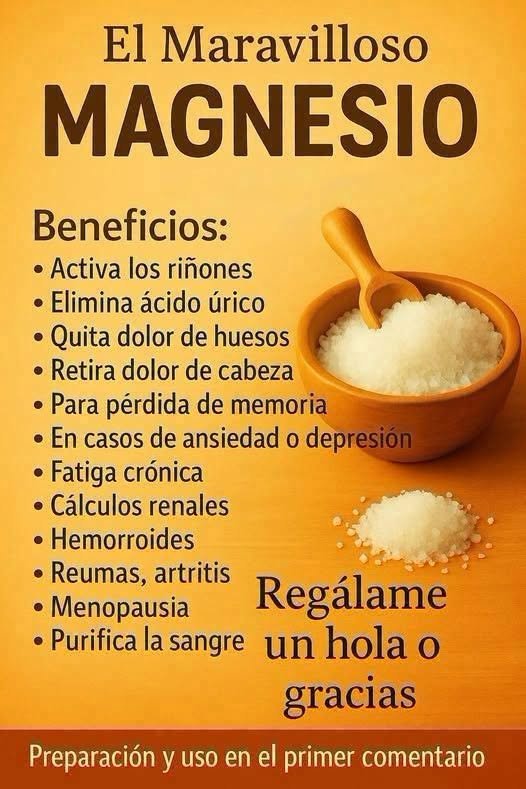 Magnesio en la cocina