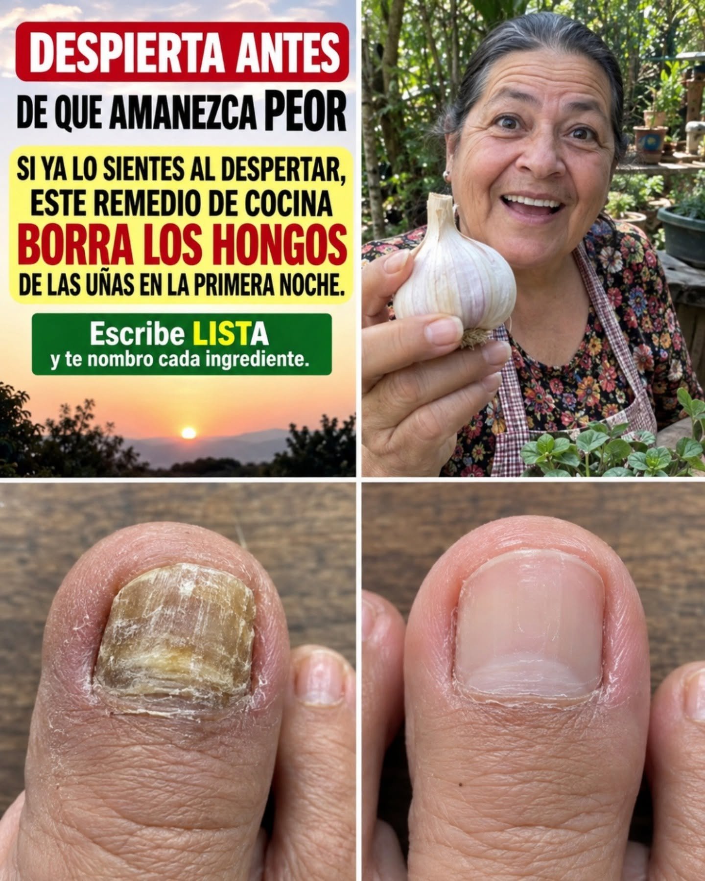 Remedio casero para hongos en las uñas con ajo y aceite