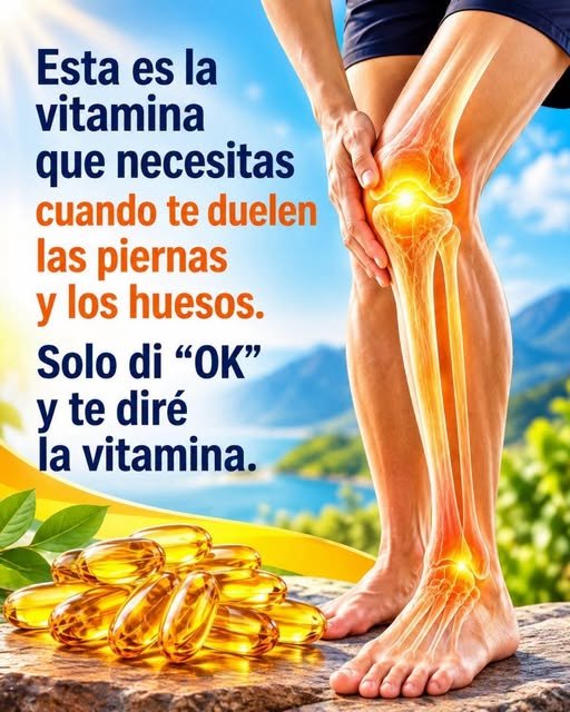 Vitamina para el dolor en piernas y huesos