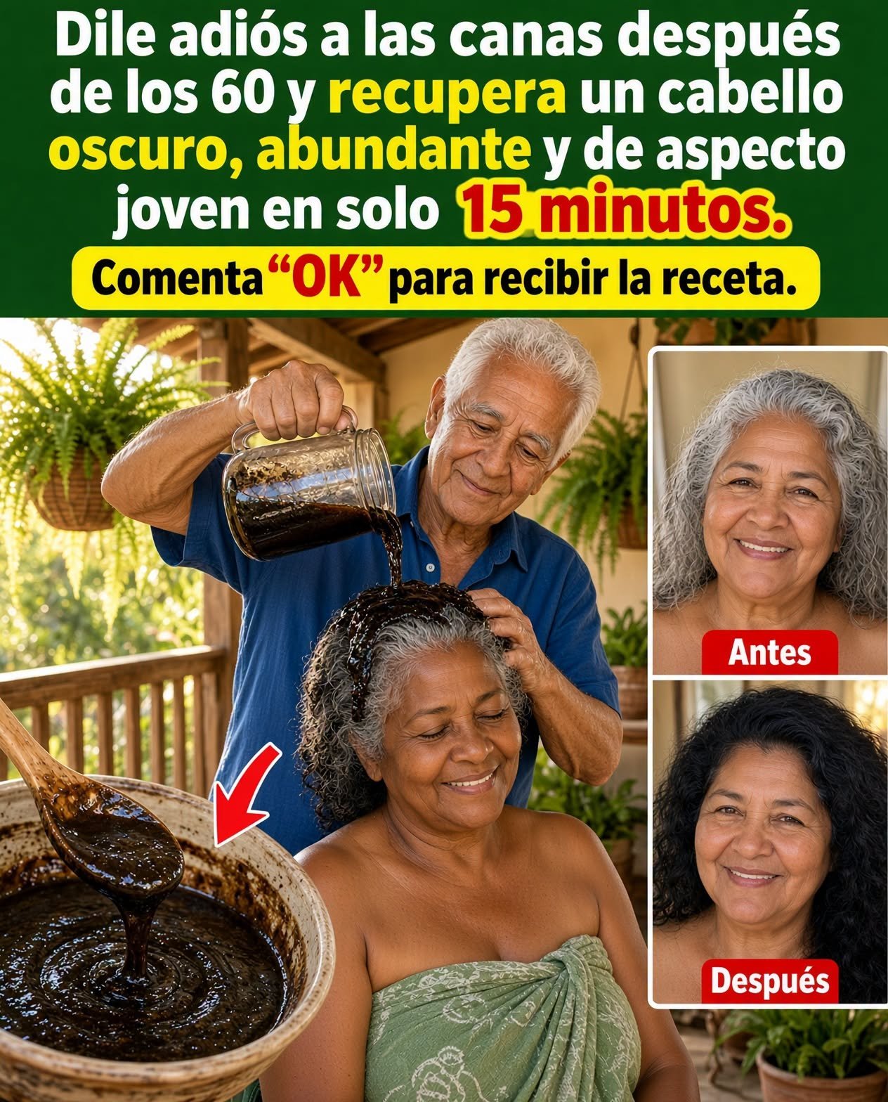 Tratamiento natural para cabello con romero y aceite de coco