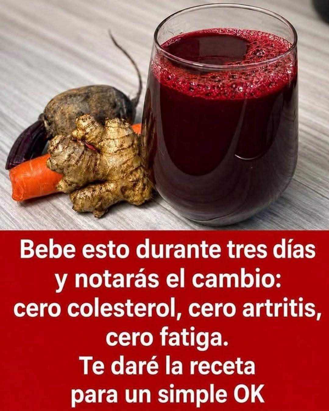 Bebida de Remolacha Jengibre y Limón