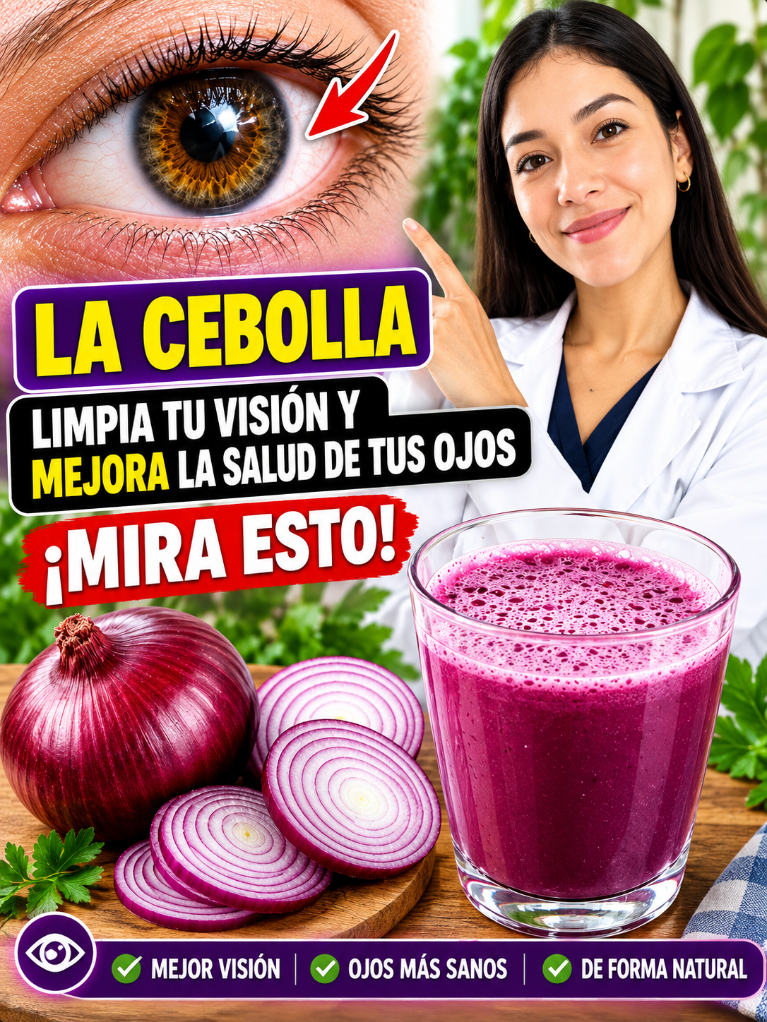 Beneficios de la cebolla para la salud visual