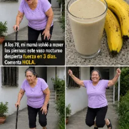 Batido nutritivo de banana y romero