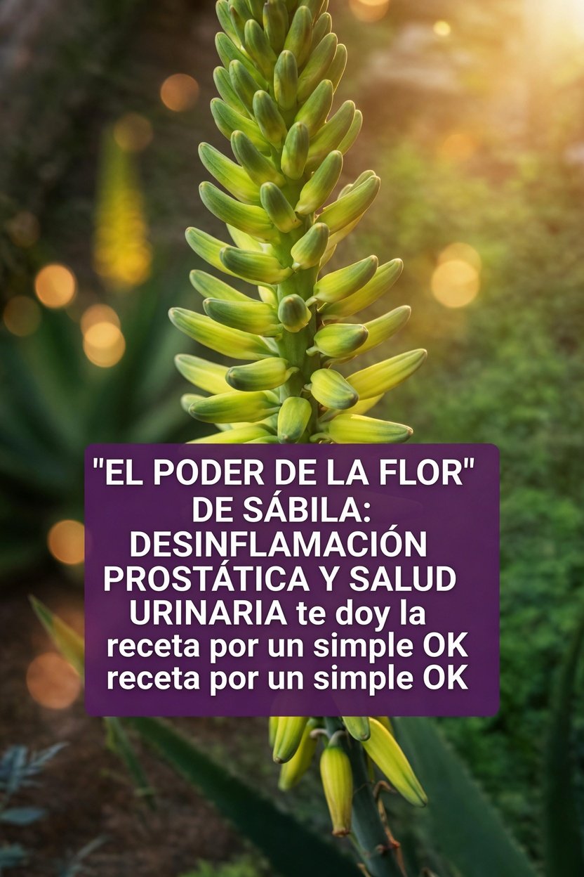 Flor de sábila
