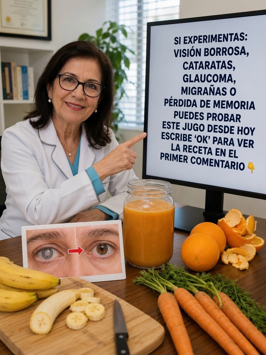 Jugo natural para la visión y memoria