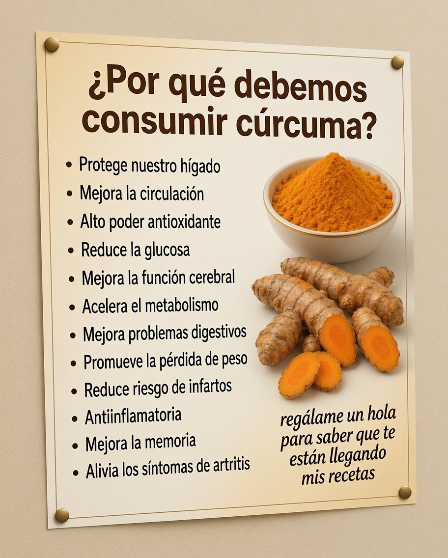 Cúrcuma en polvo y raíces frescas