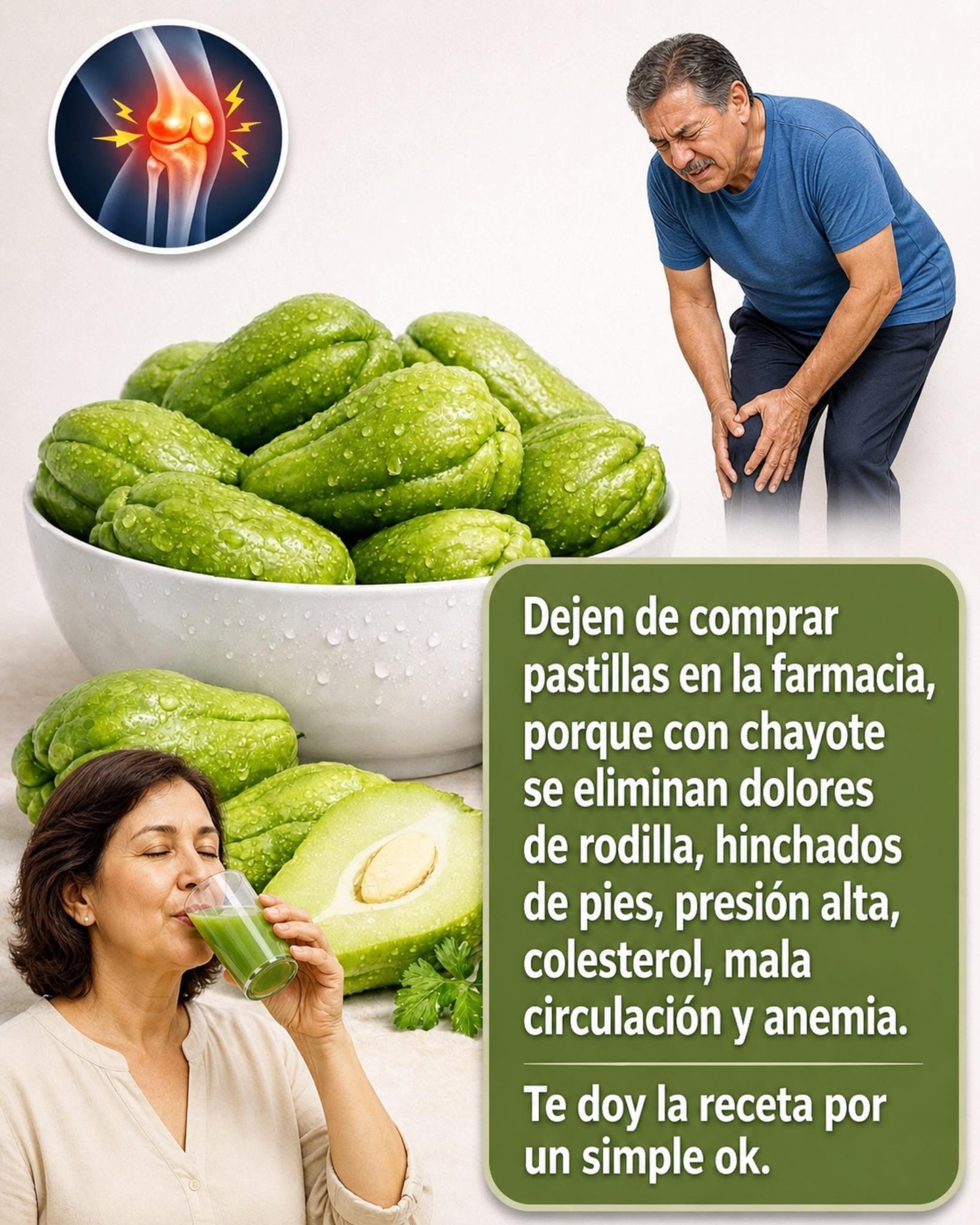 Cuenco de chayote