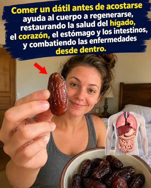 Beneficios de comer un dátil antes de acostarte