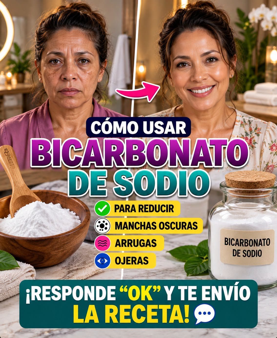 Uso de bicarbonato de sodio en el rostro