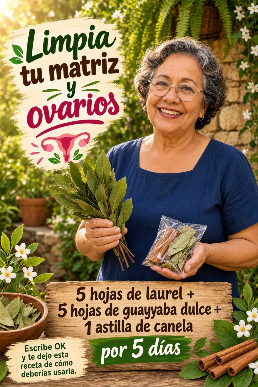 Infusión de Laurel Guayaba Dulce y Canela