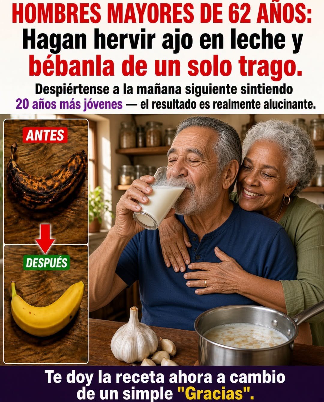 Ajo con leche
