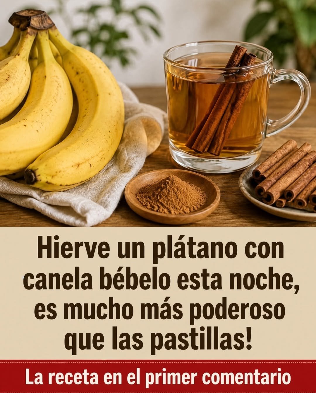 Té de Plátano y Canela