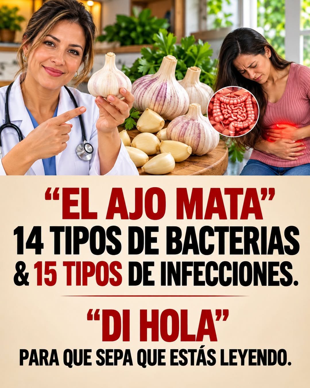 Infusión de ajo casera