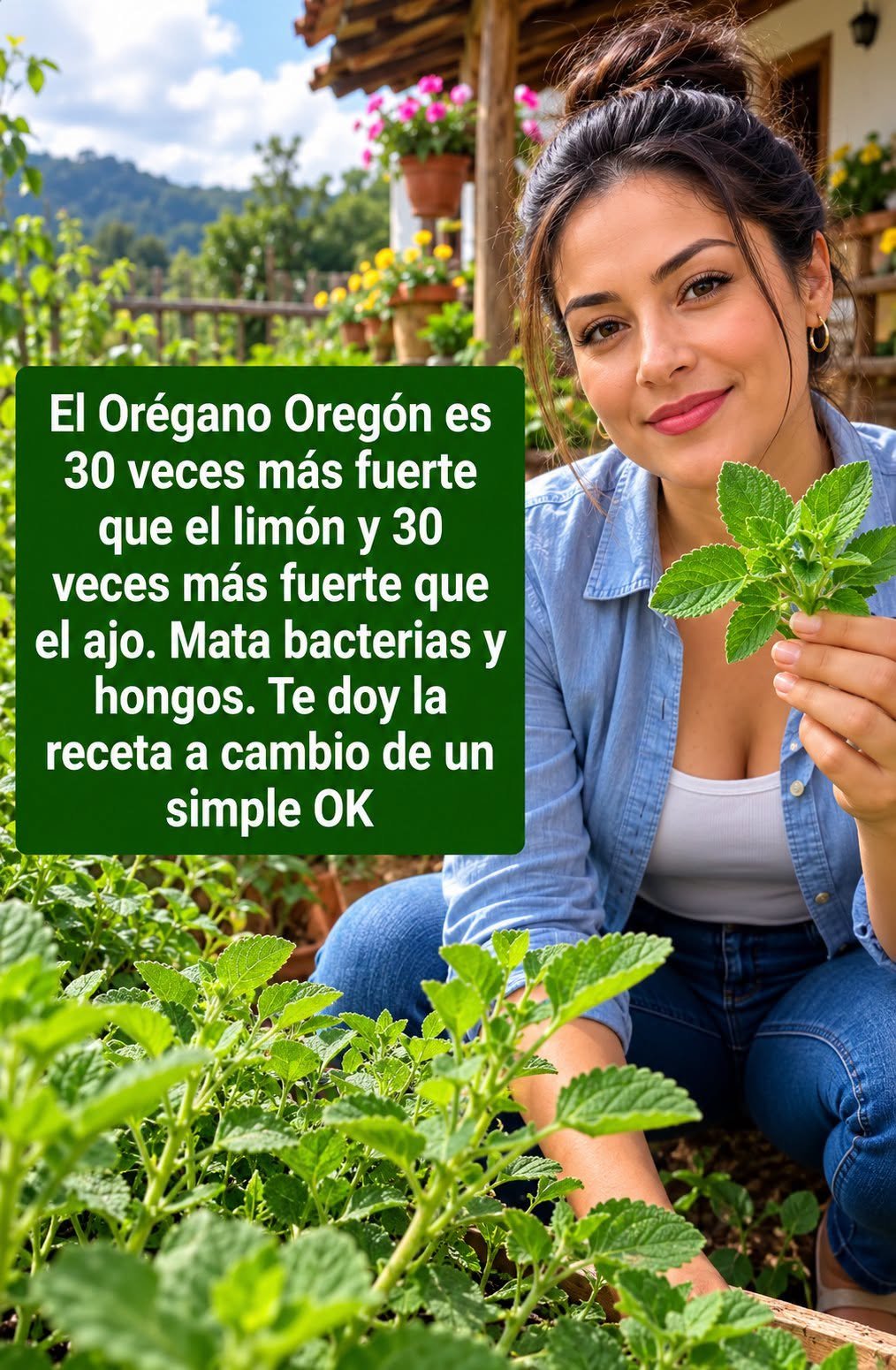 Aceite aromático de ajo y orégano